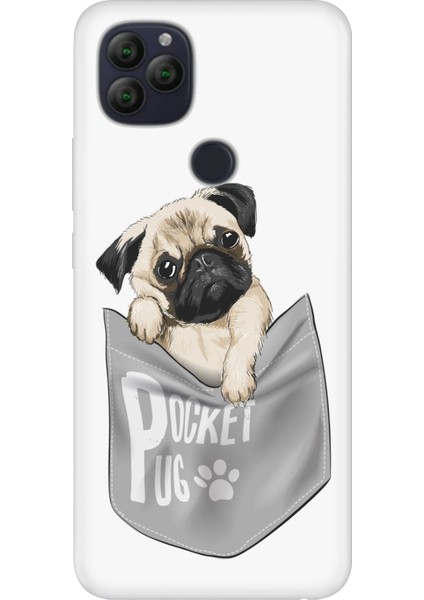 General Mobile Gm 22 -22S Kılıf Desenli Baskılı Tpu Rubber Kapak Pocket Pug