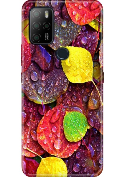 Omix X300 - X500 Kılıf Desenli Baskılı Tpu Rubber Kapak Sonbahar