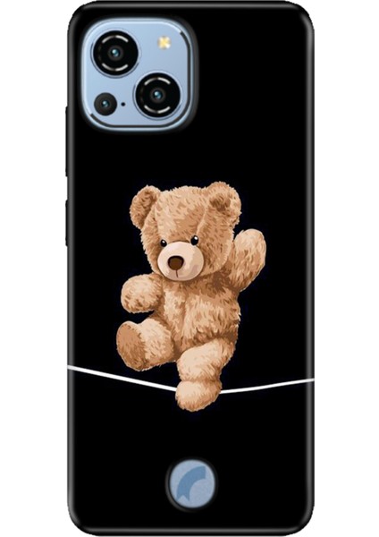 Reeder S23 Pro Max Kılıf Desenli Baskılı Tpu Rubber Kapak Teddybear Cambaz