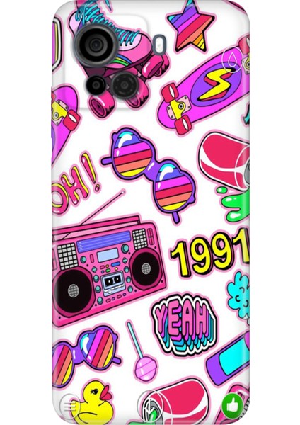 Casper Via F30 Kılıf Desenli Baskılı Tpu Rubber Kapak 90LAR