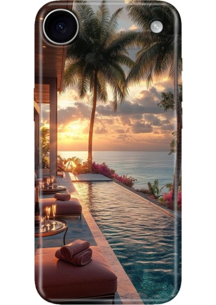 iPhone 17 Air Kılıf Desenli Baskılı Tpu Rubber Kapak Zengin Tatili