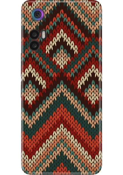 Tcl 30 - 30 Plus Kılıf Desenli Baskılı Tpu Rubber Kapak Zikzak