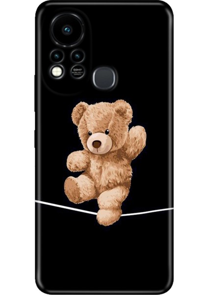 Infinix Hot 11S Kılıf Desenli Baskılı Tpu Rubber Kapak Teddybear Cambaz