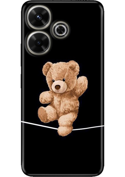 Xiaomi Redmi 13 4g Kılıf Desenli Baskılı Tpu Rubber Kapak Teddybear Cambaz