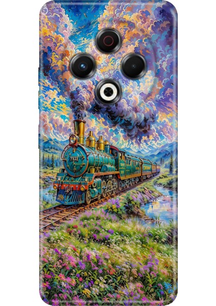 Tecno Spark 30 Kılıf Desenli Baskılı Tpu Rubber Kapak Çuf Çuf