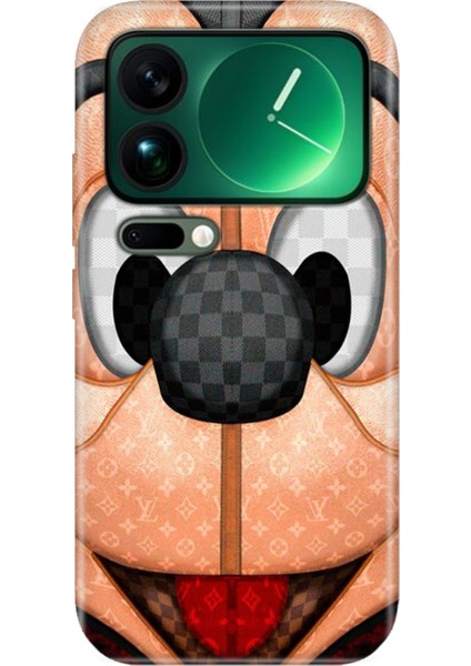 Xiaomi Mi 17 Pro Max Kılıf Desenli Baskılı Tpu Rubber Kapak Lv-Mickey