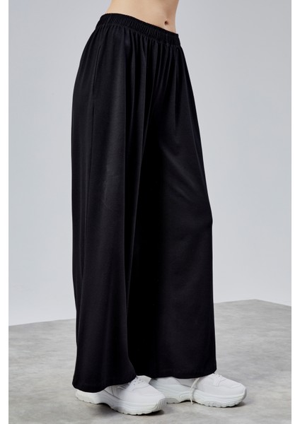 Kadın Lastikli Yüksek Bel Palazzo Pantolon indirimleri