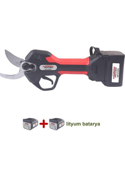 Samsung Power Akülü Budama Makası 37 mm 1+1 Bataryalı 4.0 Ah