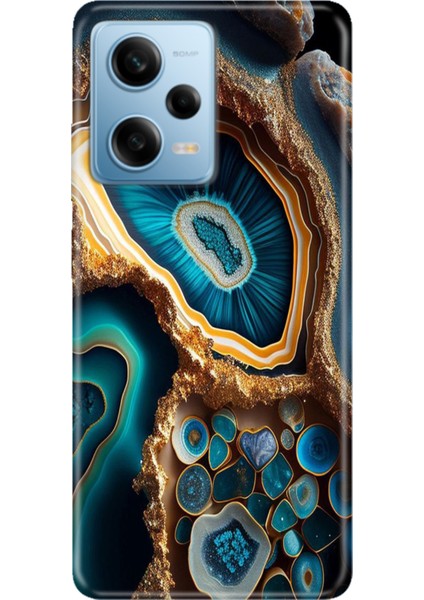 Xiaomi Redmi Note 12 Pro 5g Kılıf Desenli Baskılı Tpu Rubber Kapak Arew Mermer
