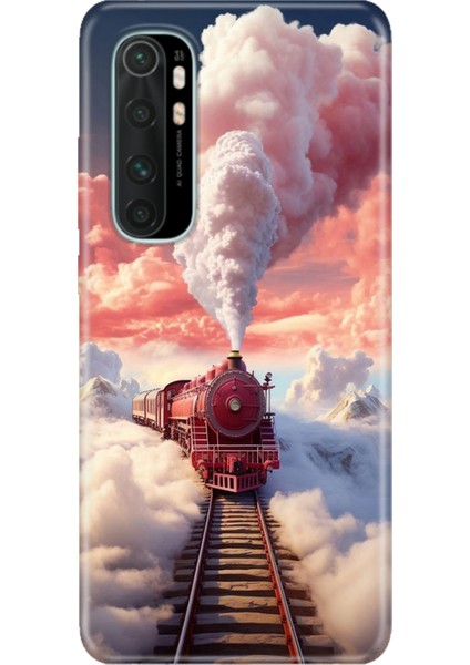 Xiaomi Mi Note 10 Lite Kılıf Desenli Baskılı Tpu Rubber Kapak Tren