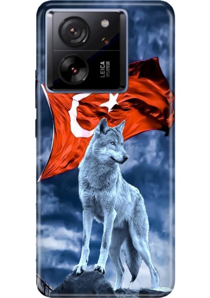 Xiaomi Mi 13T Pro Kılıf Desenli Baskılı Tpu Rubber Kapak Türk Tc