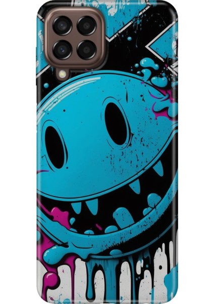 Samsung Galaxy M33 Kılıf Desenli Baskılı Tpu Rubber Kapak Vintage Wall