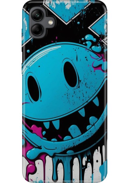 Samsung Galaxy A04E Kılıf Desenli Baskılı Tpu Rubber Kapak Vintage Wall