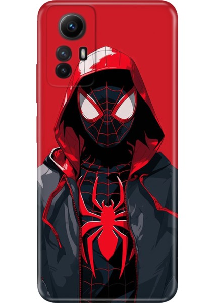 Xiaomi Redmi Note 12S Kılıf Desenli Baskılı Tpu Rubber Kapak Retrospider