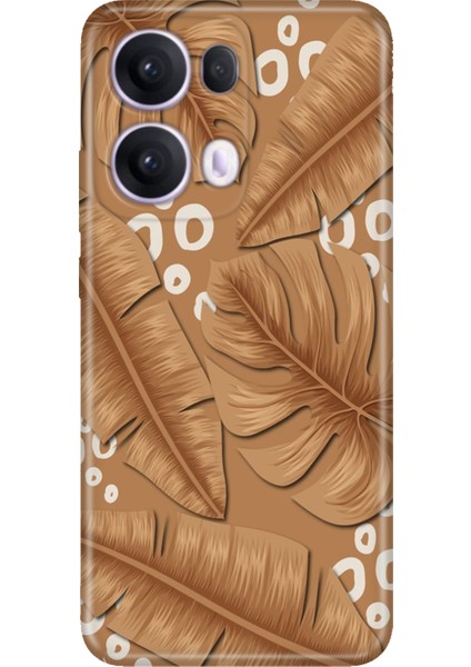 Oppo Reno 13 Pro Kılıf Desenli Baskılı Tpu Rubber Kapak Olivegarden