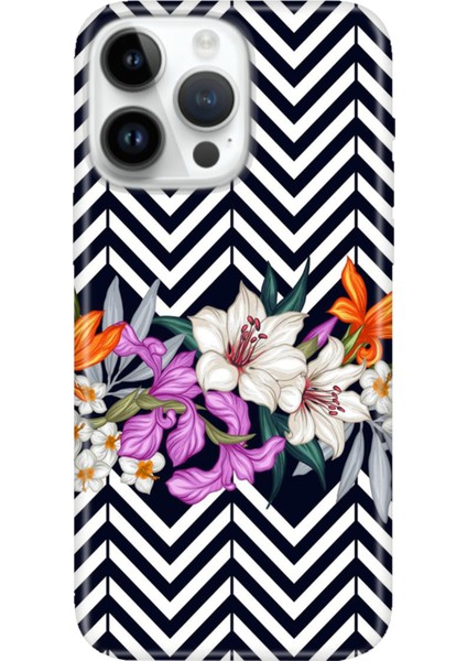 iPhone 13 Pro Kılıf Desenli Baskılı Tpu Rubber Kapak Orkide