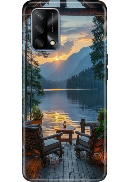 Oppo A74 4g Kılıf Desenli Baskılı Tpu Rubber Kapak Tamamen Huzur