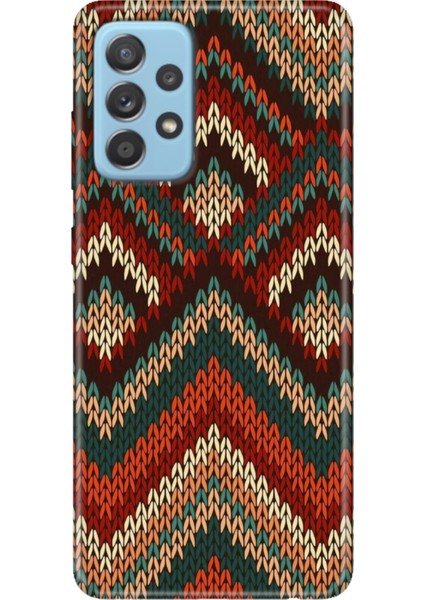 Samsung Galaxy A23 Kılıf Desenli Baskılı Tpu Rubber Kapak Zikzak