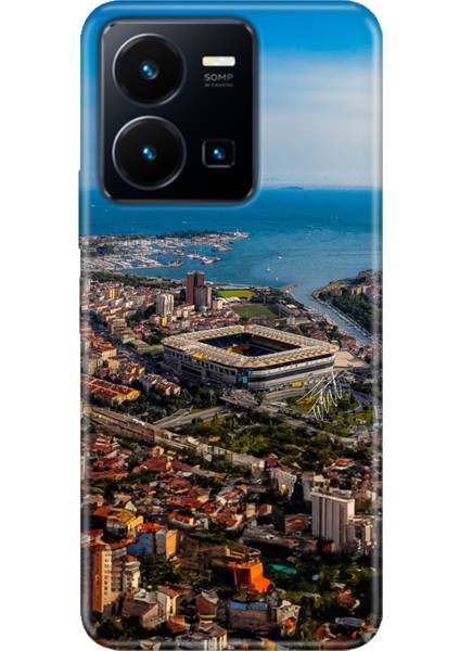 Vivo Y22S Y35 Kılıf Desenli Baskılı Tpu Rubber Kapak Manzaraya Bak