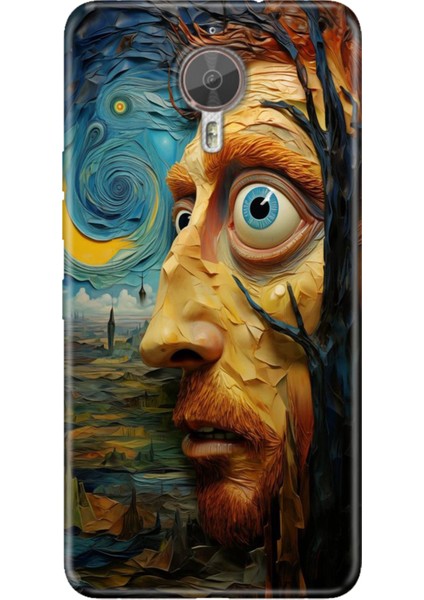 General Mobile Gm 5 Plus Kılıf Desenli Baskılı Tpu Rubber Kapak Nft