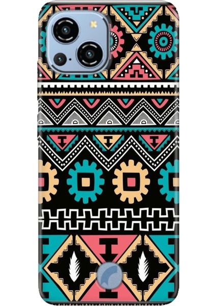 Reeder S23 Pro Max Kılıf Desenli Baskılı Tpu Rubber Kapak Etnik