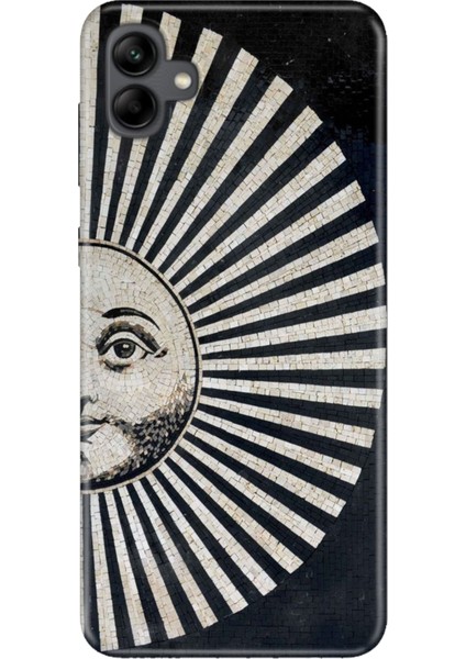 Samsung Galaxy A04 Kılıf Desenli Baskılı Tpu Rubber Kapak Roma Seramik