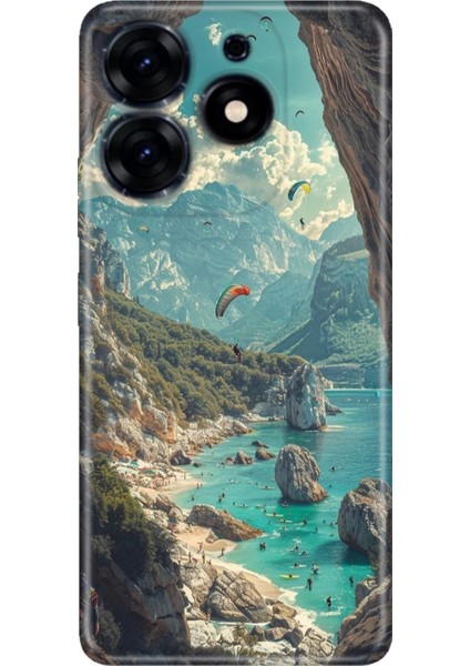 Tecno Spark 10 Pro Kılıf Desenli Baskılı Tpu Rubber Kapak Tailand