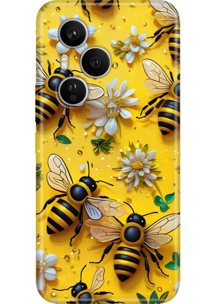 Honor 400 Pro Kılıf Desenli Baskılı Tpu Rubber Kapak Arıların Dansı