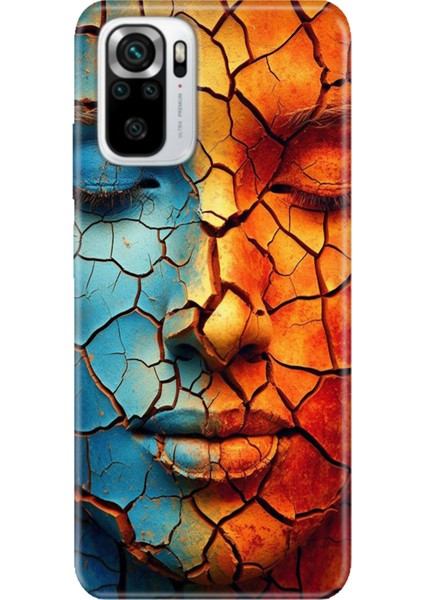 Xiaomi Redmi Note 10 - 10S Kılıf Desenli Baskılı Tpu Rubber Kapak Toprak