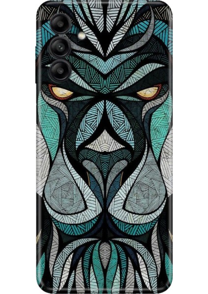 Samsung Galaxy A54 Kılıf Desenli Baskılı Tpu Rubber Kapak Lion Mandala