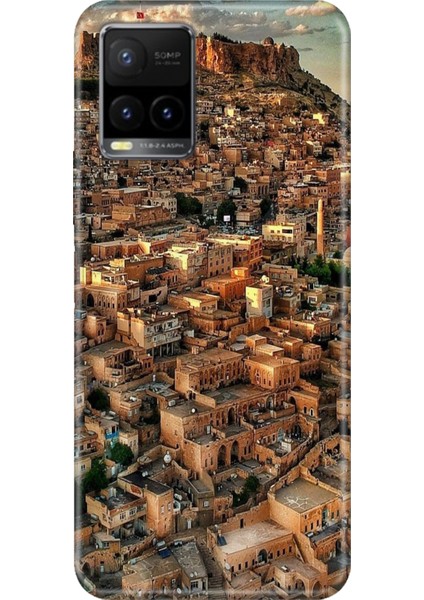 Vivo Y32 Y33S Kılıf Desenli Baskılı Tpu Rubber Kapak Mardin