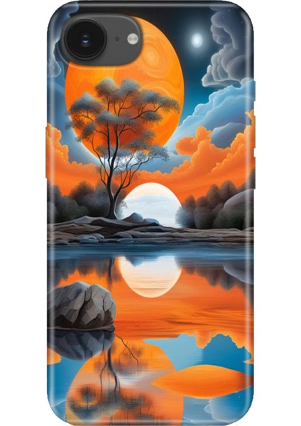 iPhone 16E Kılıf Desenli Baskılı Tpu Rubber Kapak Afrika