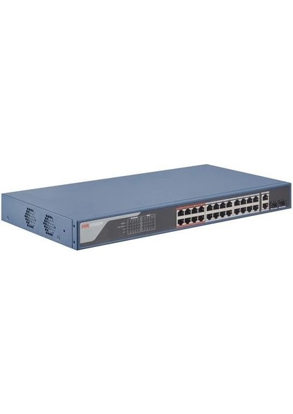 Hıkvısıon DS-3E1326P-EI 24 Port 10/100 24 Port Poe 2 Port Uplınk 370W Yonetılebılır Swıtch