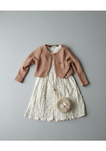 Kız Çocuk Çantalı Bolerolu Elbise fiyatları