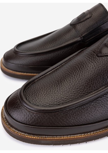 Erkek Hakiki Deri Kahverengi Loafer Ayakkabı 374 1401 Erk Ayk SK25-26 Kahve Fltr modelleri