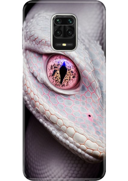 Xiaomi Redmi Note 9 Pro Kılıf Desenli Baskılı Tpu Rubber Kapak Dişi Kobra