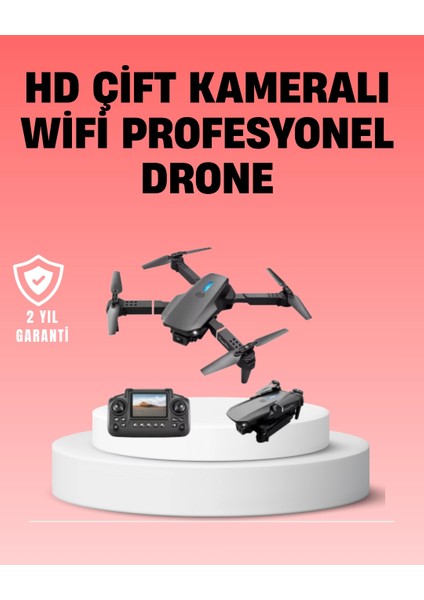 Wifi Fpv Canlı Görüntü Aktarımlı Katlanabilir Drone