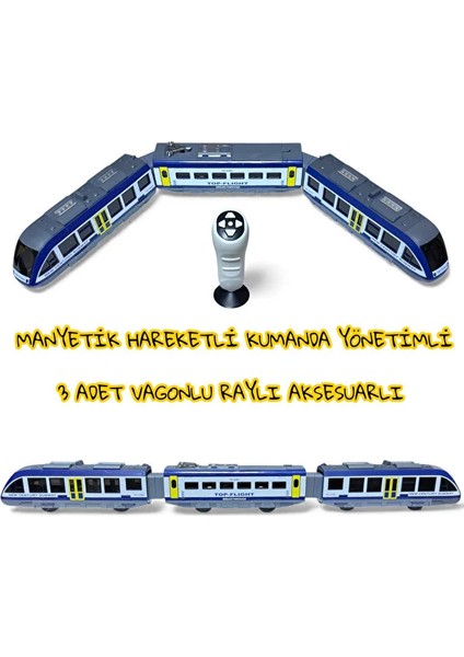 Uzaktan Kumandalı Müzikli LED Işıklı Manyetik Mıknatıslı Birleşim Yerleri 30 Parça 176 cm Tren Seti fiyatları