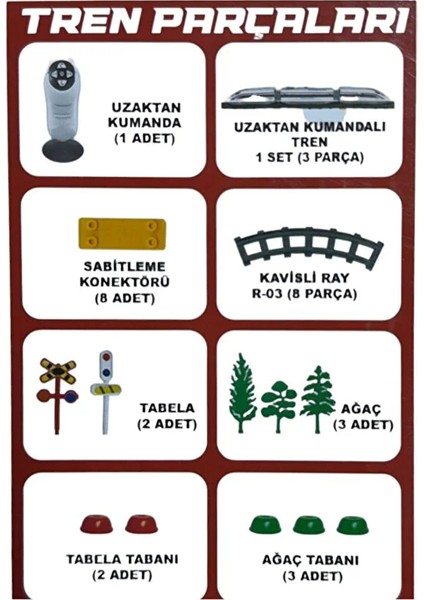 Uzaktan Kumandalı Müzikli LED Işıklı Manyetik Mıknatıslı Birleşim Yerleri 30 Parça 176 cm Tren Seti indirimleri