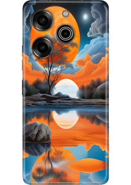 Tecno Pova 6 Pro Kılıf Desenli Baskılı Tpu Rubber Kapak Afrika