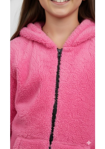 Çocuk Peluş Kapüşonlu Ceket fırsatları