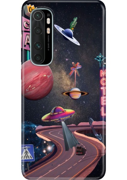 Xiaomi Mi Note 10 Lite Kılıf Desenli Baskılı Tpu Rubber Kapak Car Wash