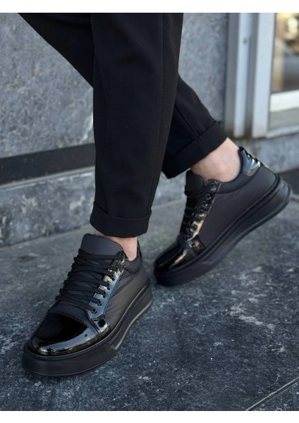 Lzrdwzrd KB-X46 Kuback Siyah Rugan Yüksek Siyah Taban Günlük Spor Ayakkabı (Numara: 41) modelleri