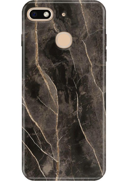 General Mobile Gm 8 Go Kılıf Desenli Baskılı Tpu Rubber Kapak Bloom Mermer