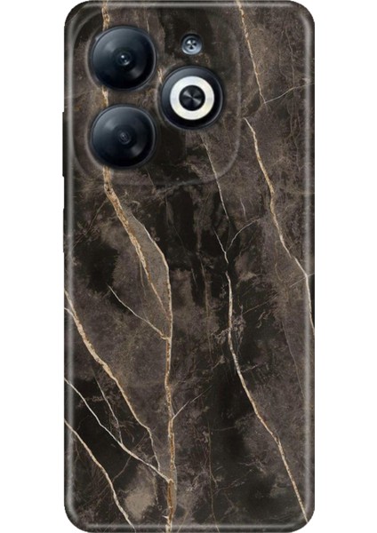 Infinix Smart 8 - 8 Pro Kılıf Desenli Baskılı Tpu Rubber Kapak Bloom Mermer