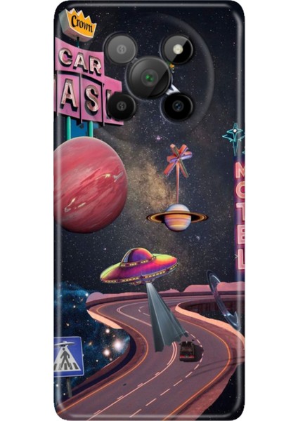 General Mobile Phoneix 5g Kılıf Desenli Baskılı Tpu Rubber Kapak Car Wash