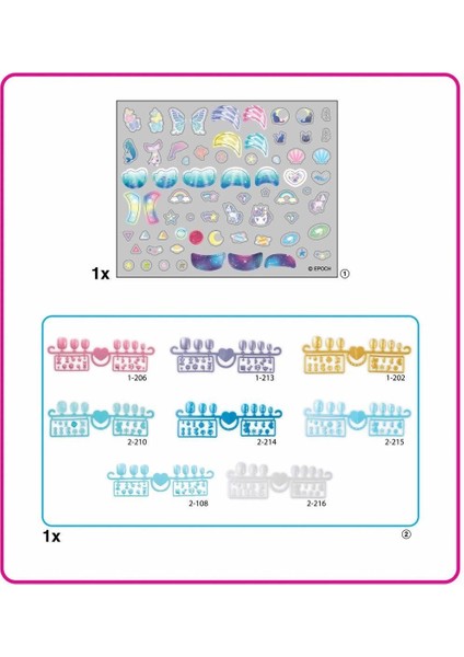 35060 Aquabeads Sihirli Atlar ve Yıldızlar - Yedek Tırnak Paketi +4 Yaş modelleri