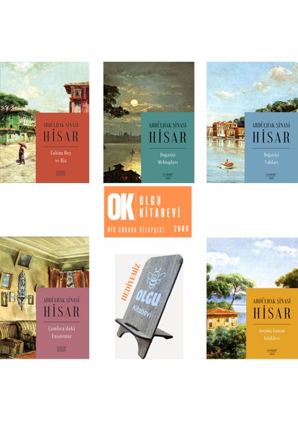 Çamlıca’daki Eniştemiz - Boğaziçi Mehtapları - Fahim Bey ve Biz / 5 Kitap Set / Abdülhak Şinasi Hisar