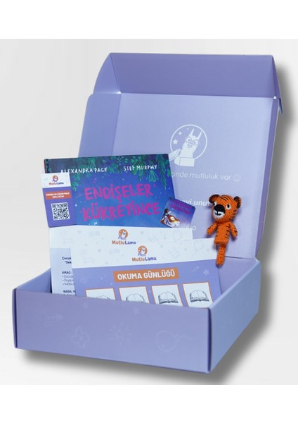 Endişeler Kükreyince Kitap Etkinlik Kutusu | Duygusal Gelişim – Mutlulama modelleri
