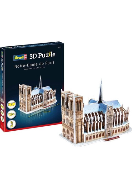 00121 Revell 3D Puzzle Notre Dame Katedrali 39 Parça